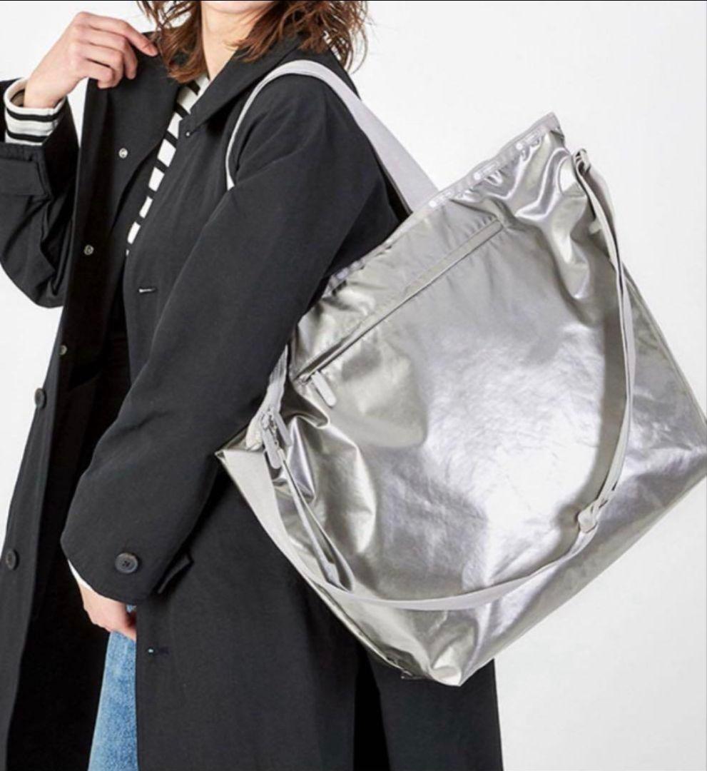 ​訳あり ひとりっぷ レスポートサック グッデイトート シルバー RYUSEI