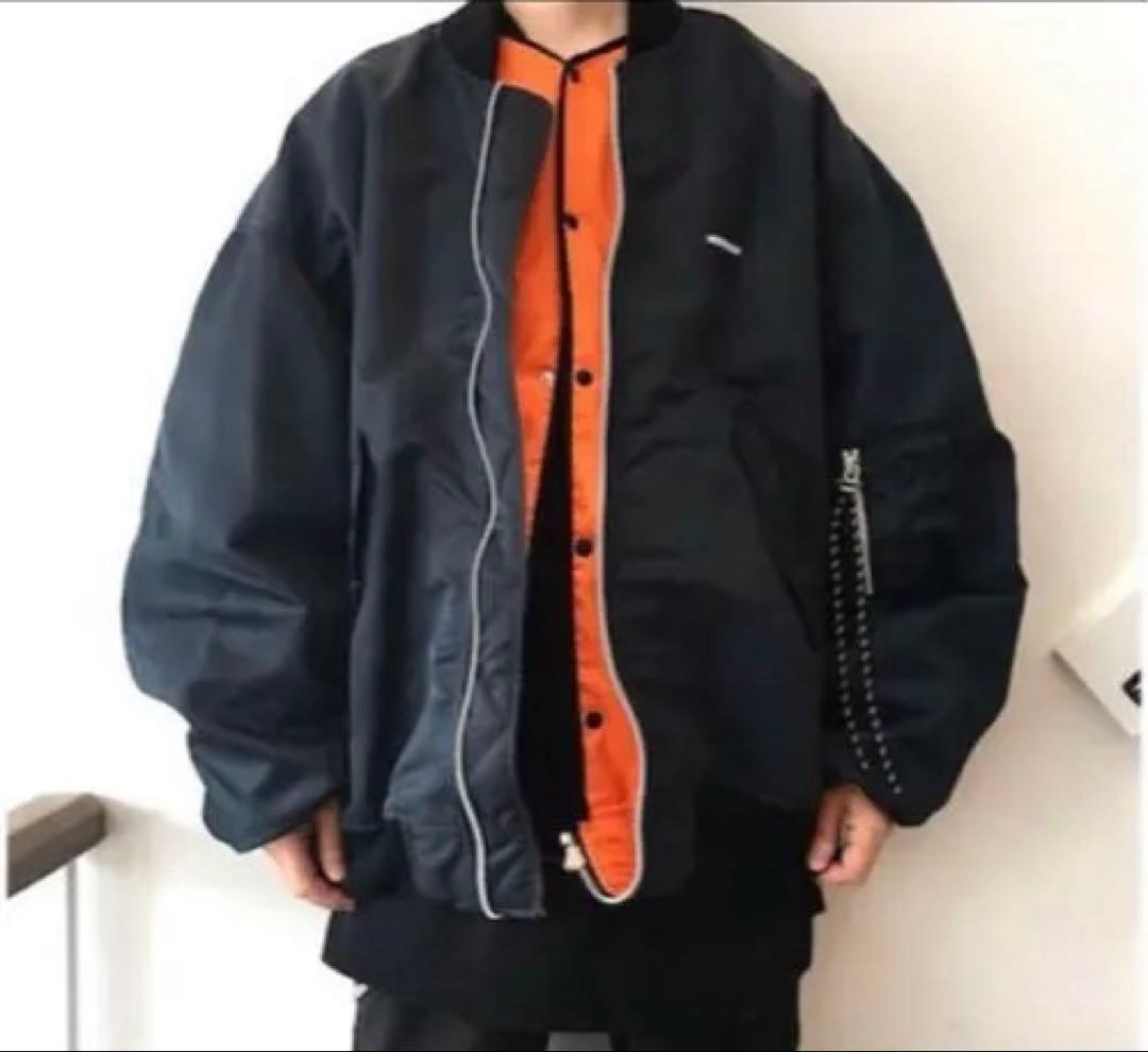 ジャケット・アウター neon sign sandwich bomber jacket