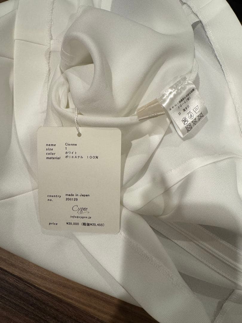 cygne シーニュ Cienne リボン付トップス 1 新品未使用タグ付