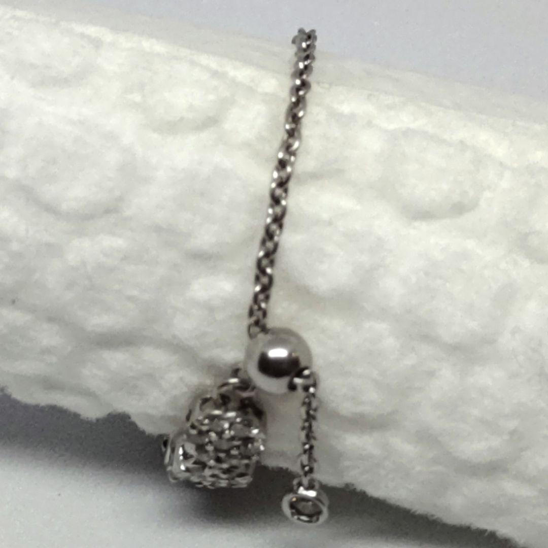 pt950ダイヤモンドチェーンリング0.3ct