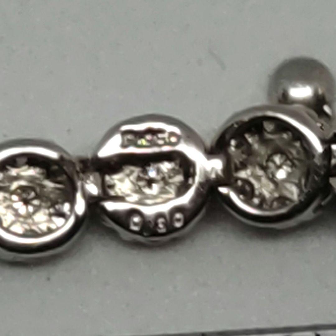 pt950ダイヤモンドチェーンリング0.3ct