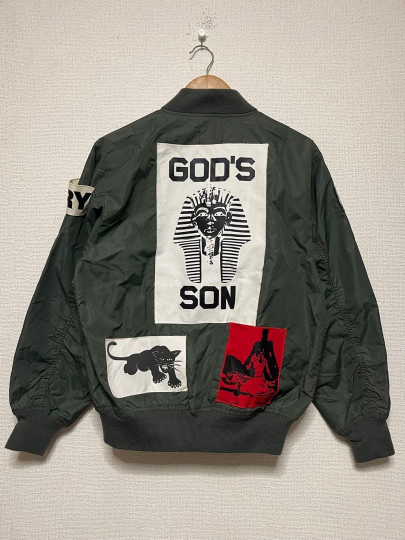 【交渉中】HSTRY BY NAS MA-1 ボンバー ジャケット M ロスコ