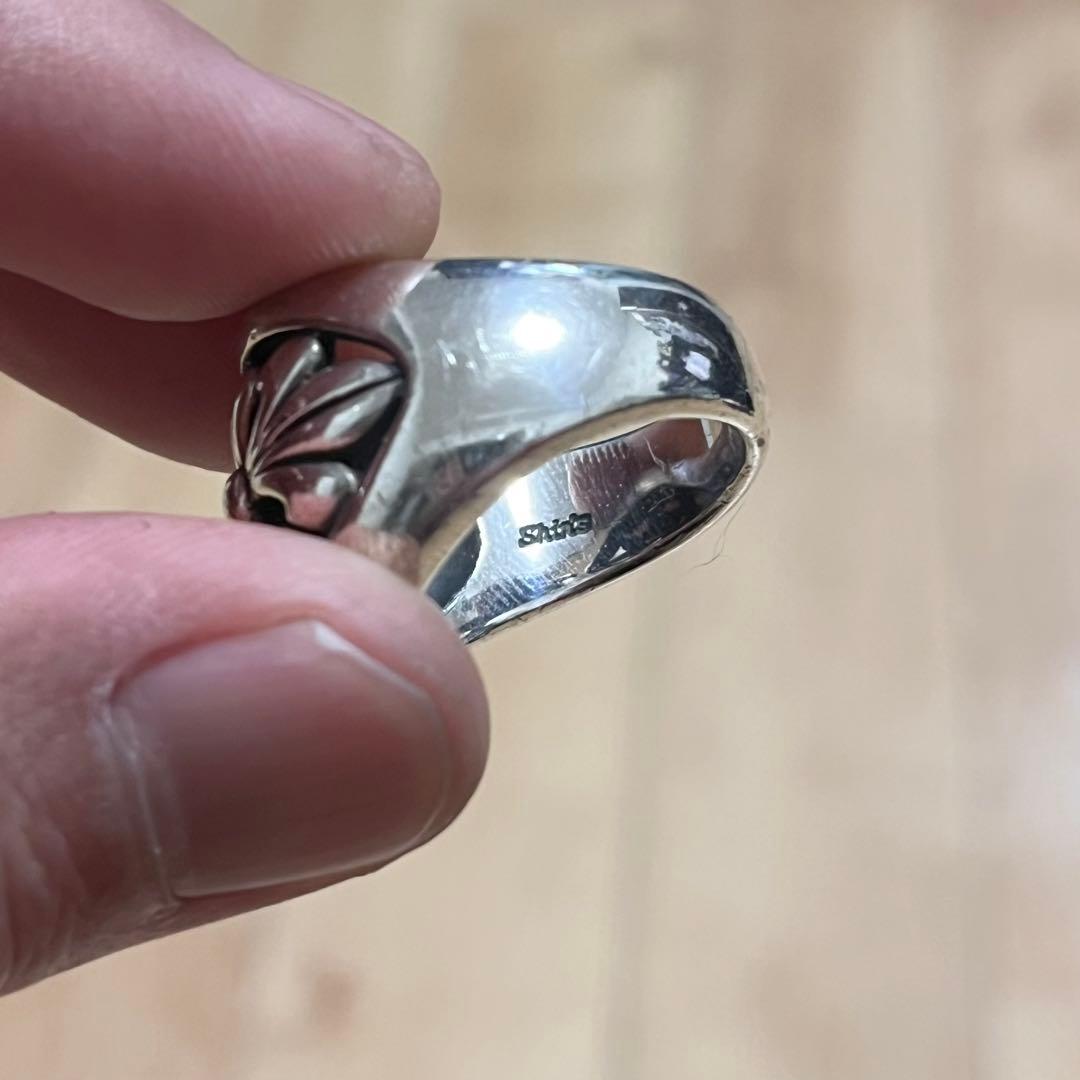 シンズスカルプチャー シルバー クロスリング スターリングシルバー 925