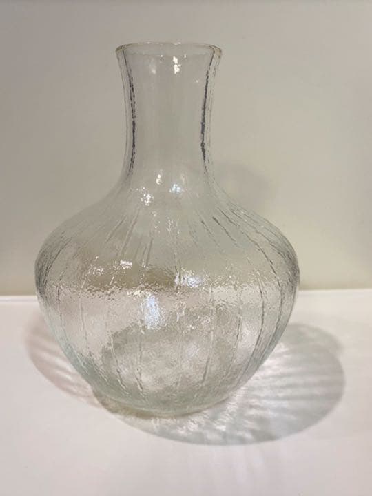 ビンテージ 花瓶 ガラス フラワーベース