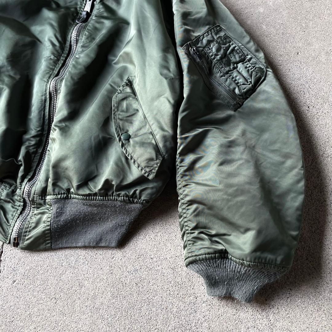 80s USA製 アルファ MA1 flight bomber jacket