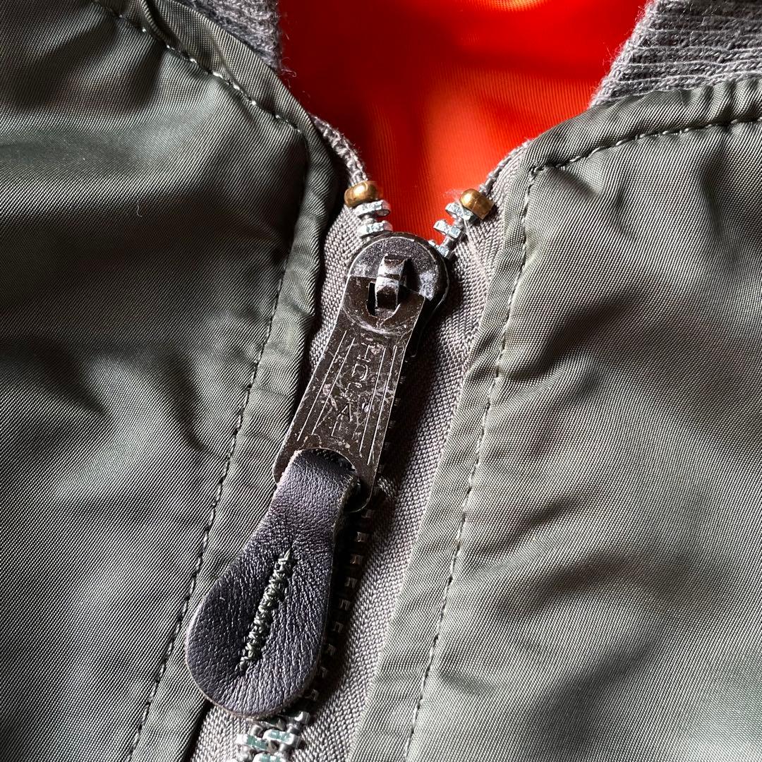 80s USA製 アルファ MA1 flight bomber jacket