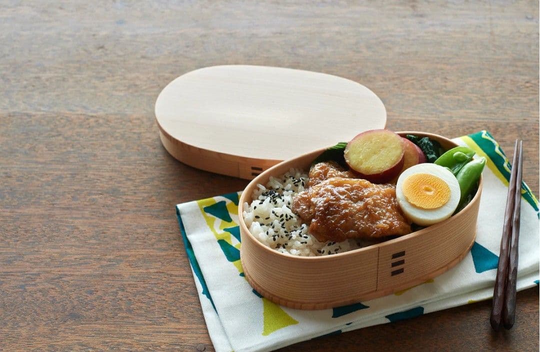 【新品未開封】大館工芸社 小判弁当(中) 曲げわっぱ