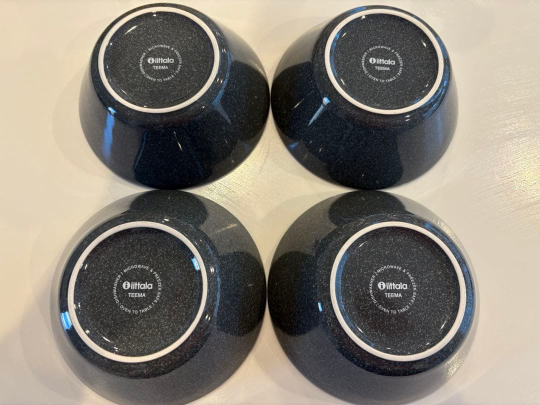  Teema 4個セットドッテドグレー(廃盤色) 15cm