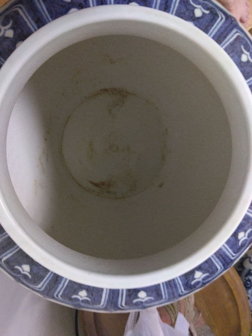 中国美術青花竜紋大壺