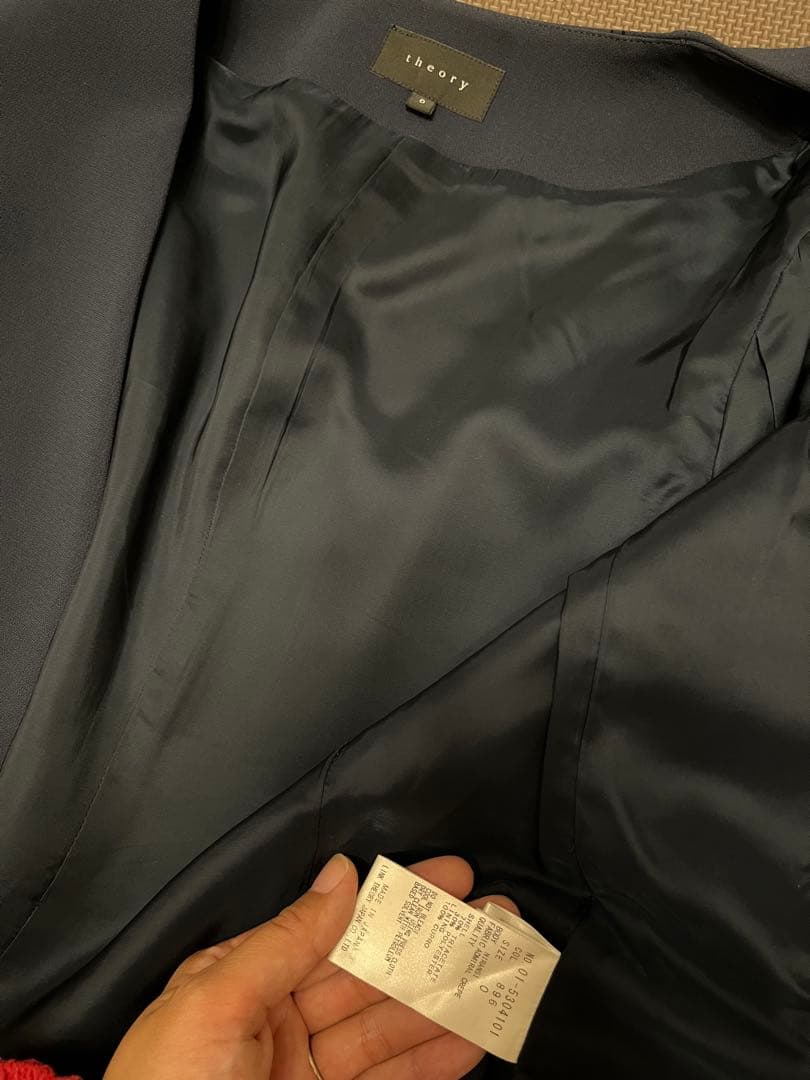 Theory セオリー ジャケット パンツ セットアップ 0 ノーカラー