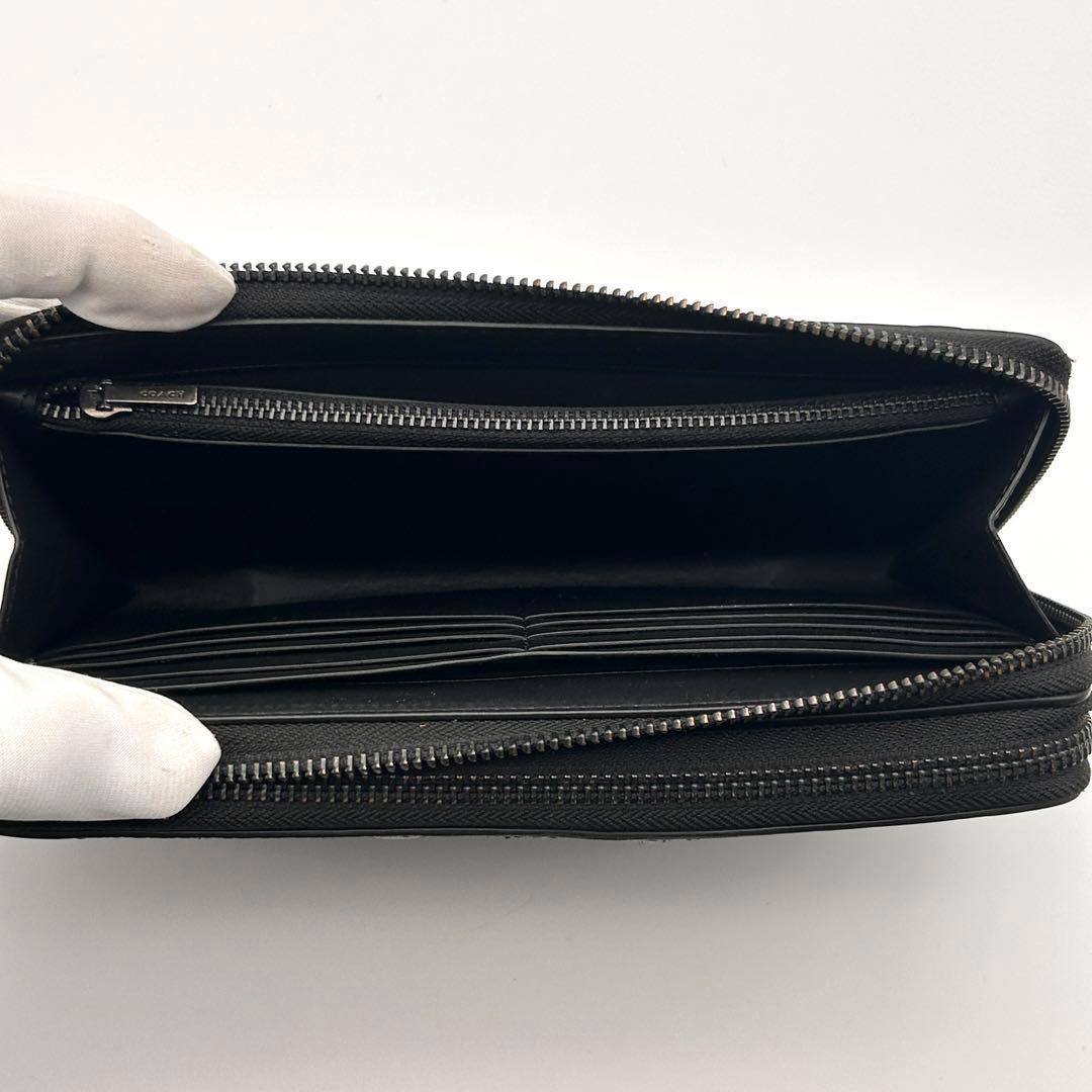 ✨大人気！レア✨ COACH 長財布 オーガナイザー ブラック クラッチバッグ
