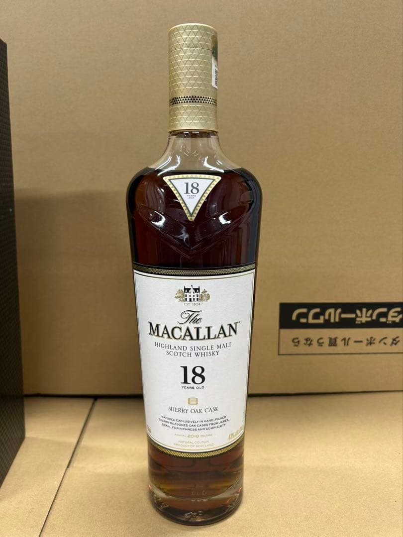マッカラン 18年 シェリーオークカスク 750ml
