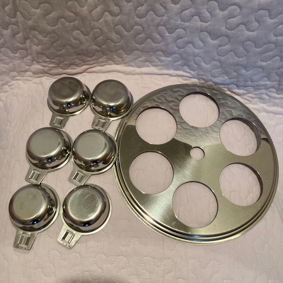 ロイヤルクイーン 6コート(蓋有り),大スティーマー,大ドームカバー等6点セット