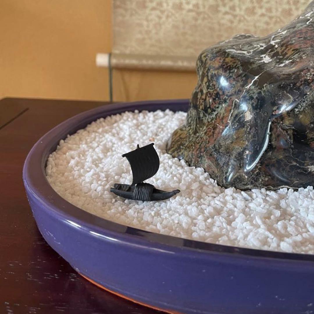 水石 鑑賞石 飾り石 盆栽 庭園 添配 蟹 ミニチュア蟹