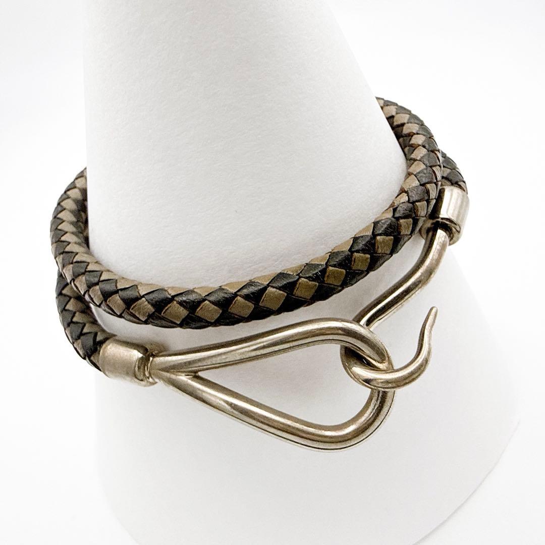 2905-9 人気✨　HERMES　ブレスレット　ジャンボ　シルバー