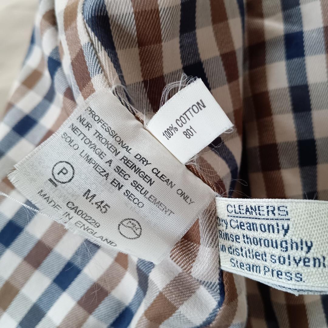 Aquascutum ステンカラーコート　イングランド製 X4467