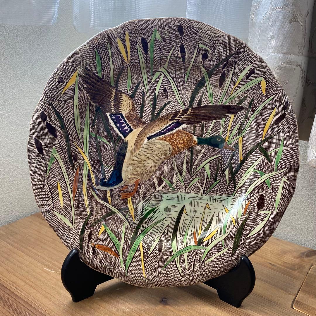 ジアン　ランブイエ 皿　鳥　鴨　ダック　ディナープレート 26㎝　ラパン