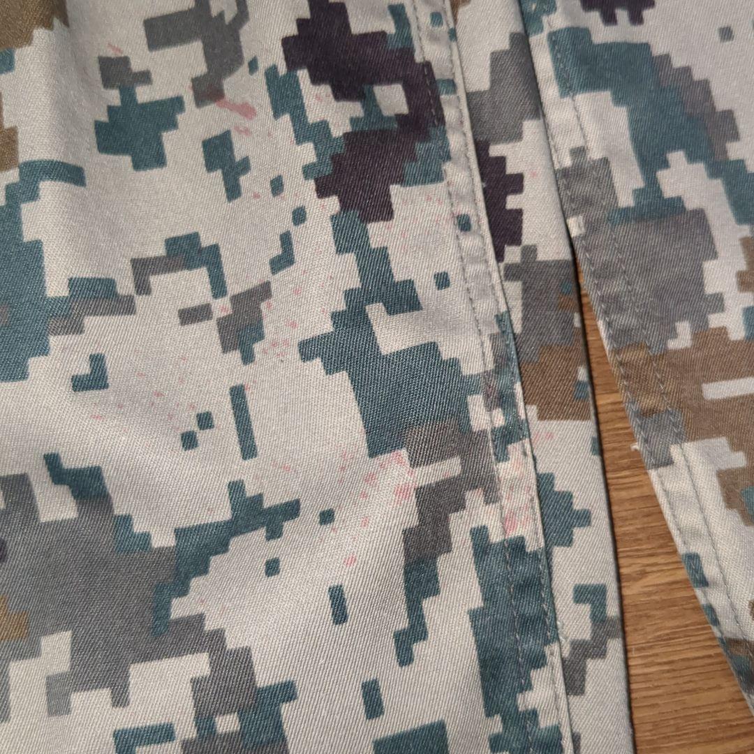 空自迷彩デジタル　作業服　戦闘服　上下セット　6A Sサイズ相当　bdu