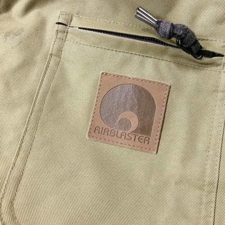 [美品]AIRBLASTER カーハートロゴ スノボジャケット