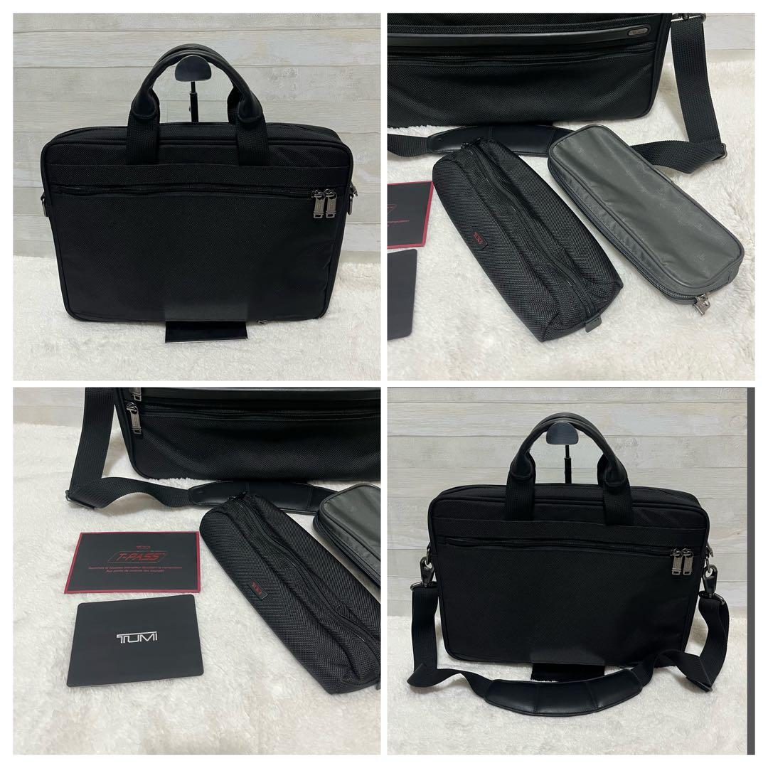 極美品TUMI 2WAYキャリーバッグ ブリーフケース セット T-PASS黒
