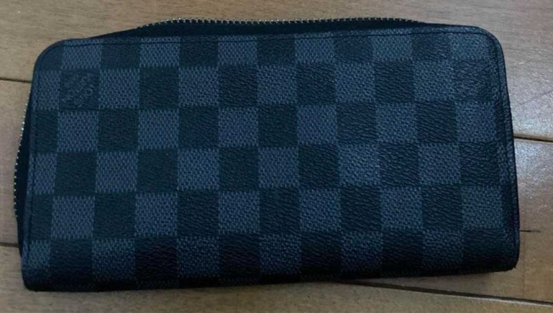 ダミエパターン 財布　10円玉。