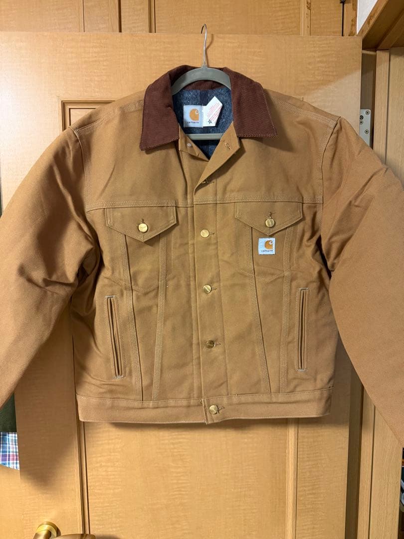 【USA製ヴィンテージ】Carhartt トラッカージャケットサイズ42【レア】