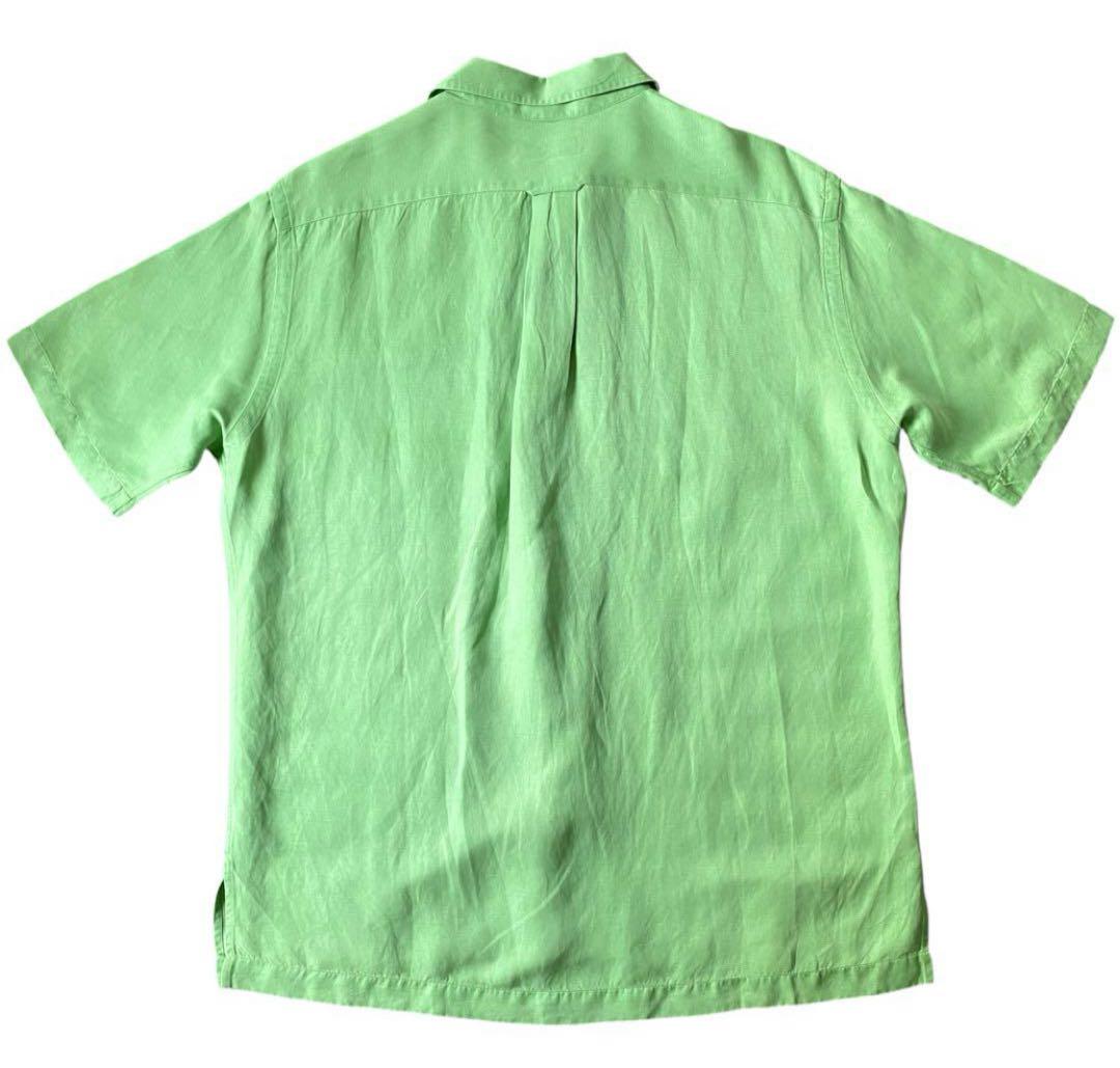 90's Ralph Lauren グリーンM CALDWELL オープンカラー