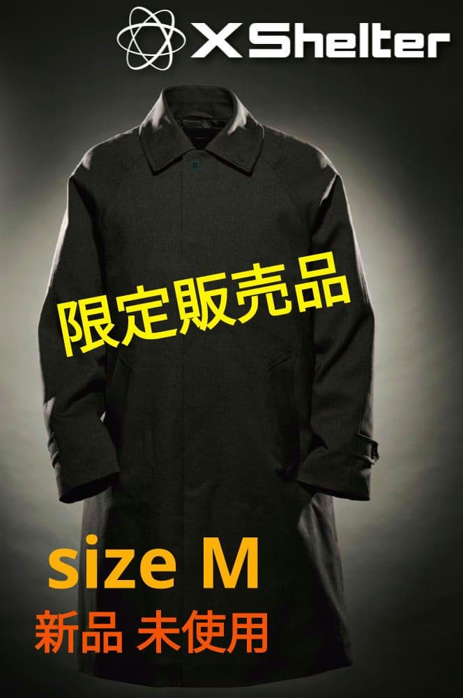 限定販売【新品・未使用】XShelter ステンカラーコート ブラック M