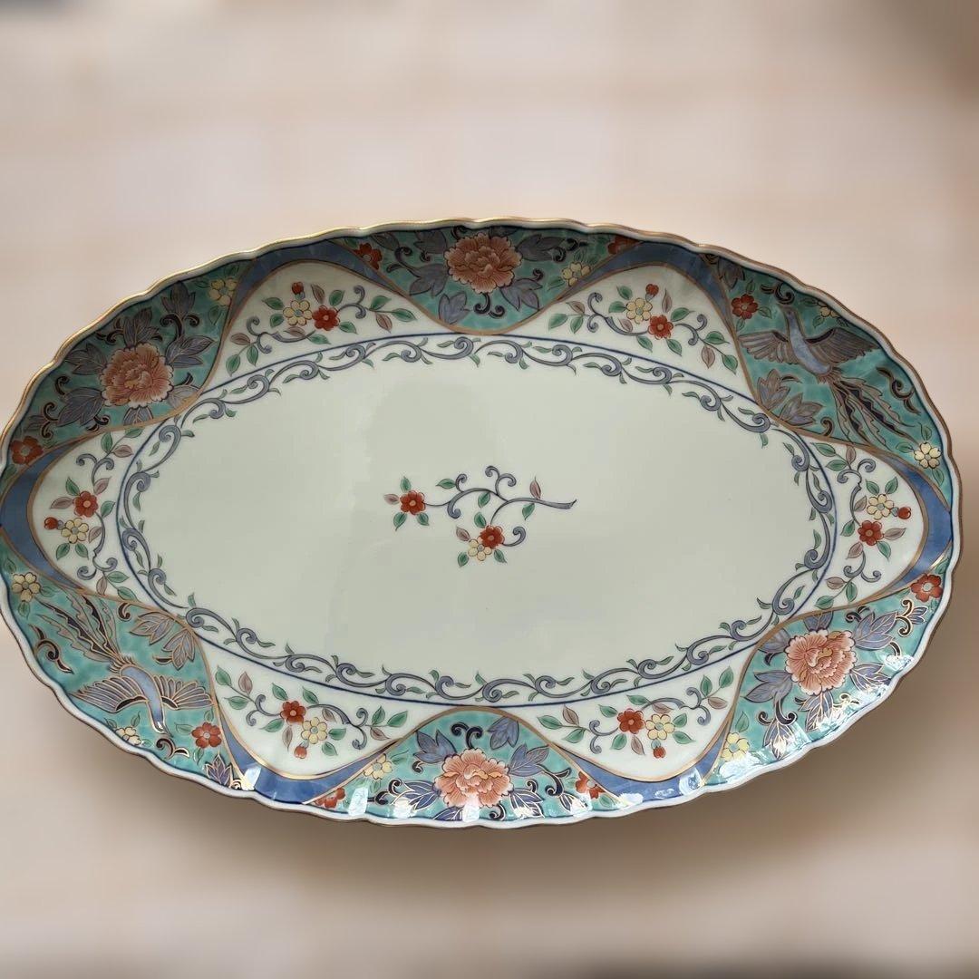 有田焼　林九郎窯　大皿　飾り皿