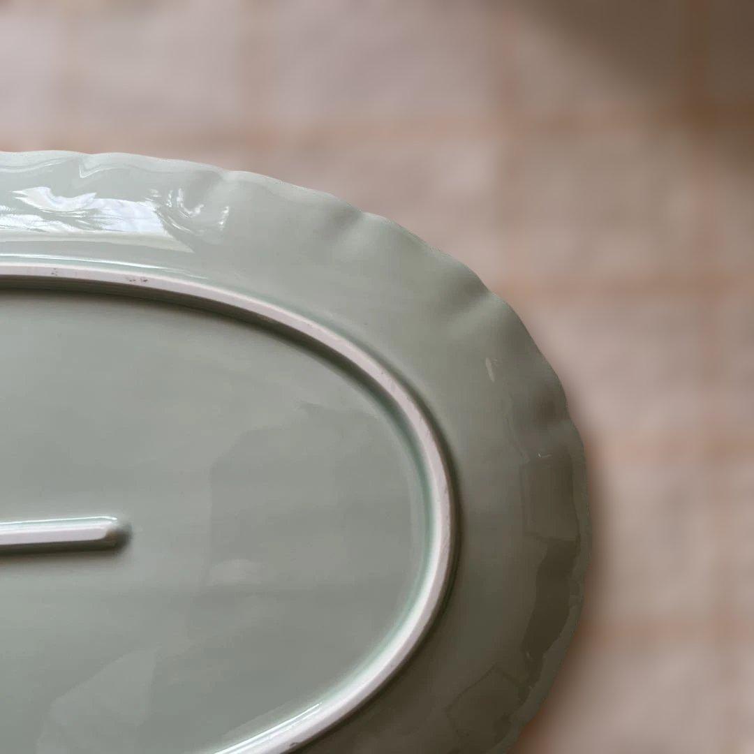 有田焼　林九郎窯　大皿　飾り皿