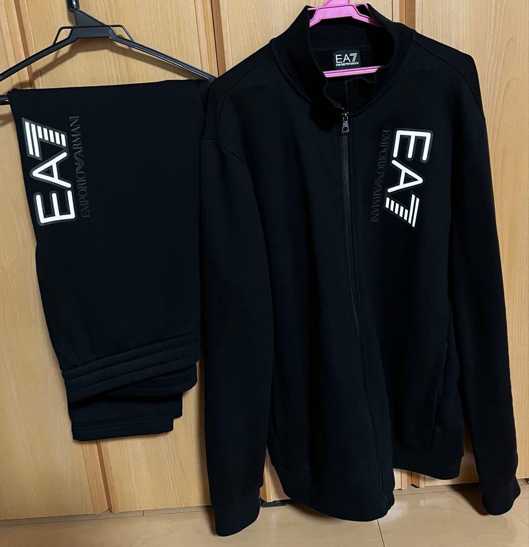 エンポリオアルマーニ　EA7　セットアップ　ブルゾン　スウェット　パンツ　上下