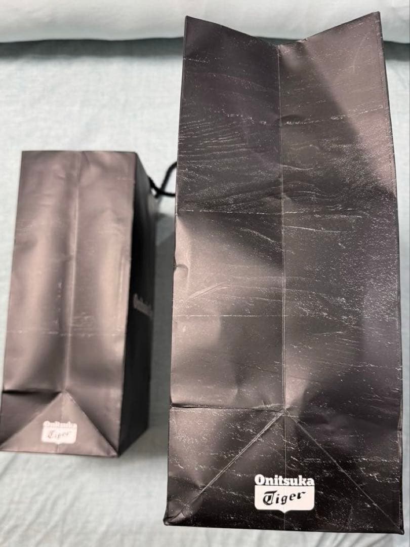 新品　OnitsukaTiger スニーカー ホワイト/オレンジ　25.5 厚底