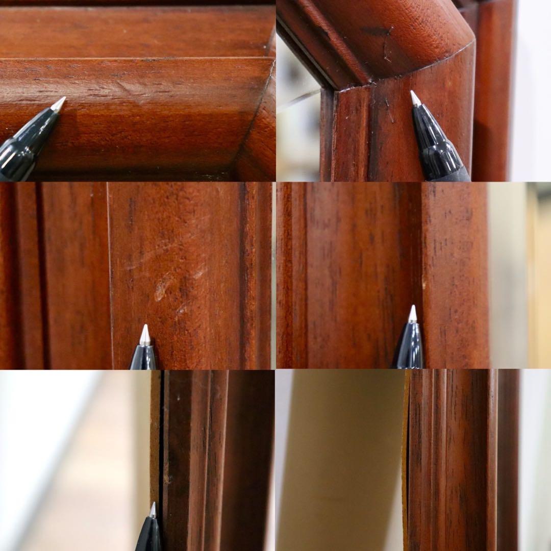 GMHO129○西洋 アンティーク イタリア ウォールミラー 姿見 全身鏡 壁