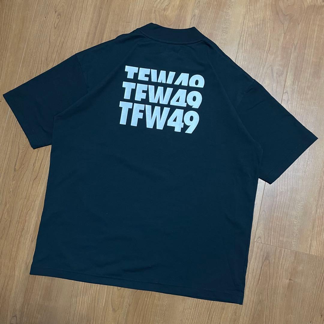 TFW49 モックネック　Tシャツ　XL ブラック　ゴルフ