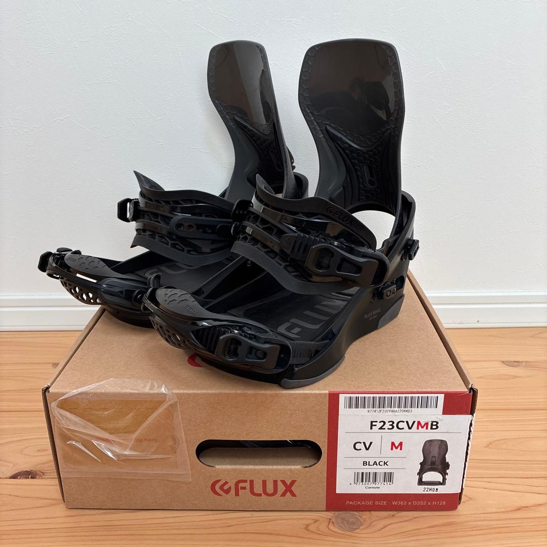 22-23 FLUX CV Mサイズ スノーボードビンディング ブラック