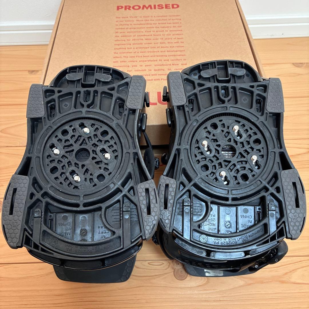 22-23 FLUX CV Mサイズ スノーボードビンディング ブラック