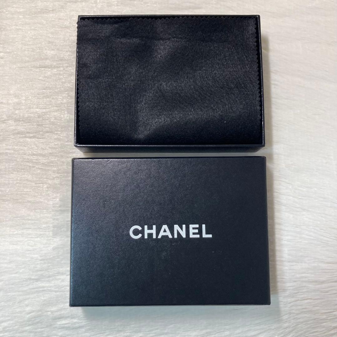 最終値下げ　CHANEL シャネル　二つ折り　人気　黒　ビコローレ　折り財布