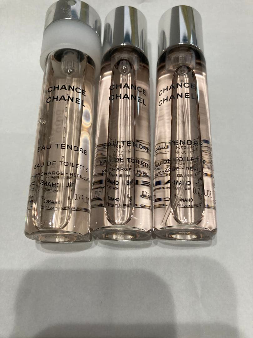 美品　香水　CHANEL CHANCE EAUX TENDRE 3本セット