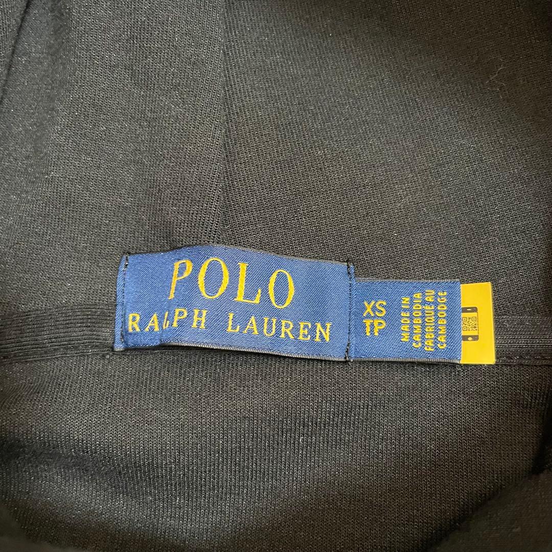【美品】POLO RALPH LAUREN 現行タグ ダブルニット パーカーXS
