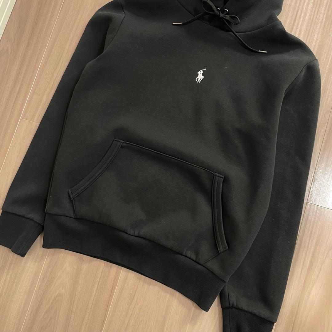 【美品】POLO RALPH LAUREN 現行タグ ダブルニット パーカーXS