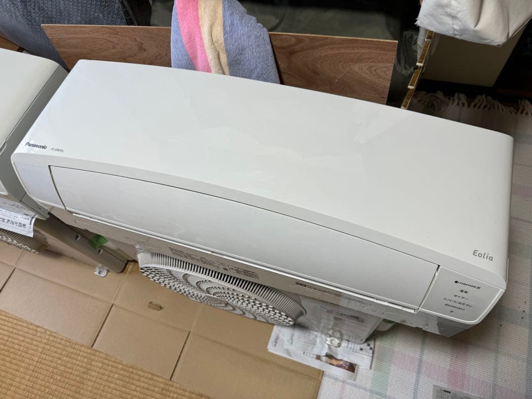 室外機送料込 6畳用 パナソニック お掃除エアコン クーラー 2.2kw 22