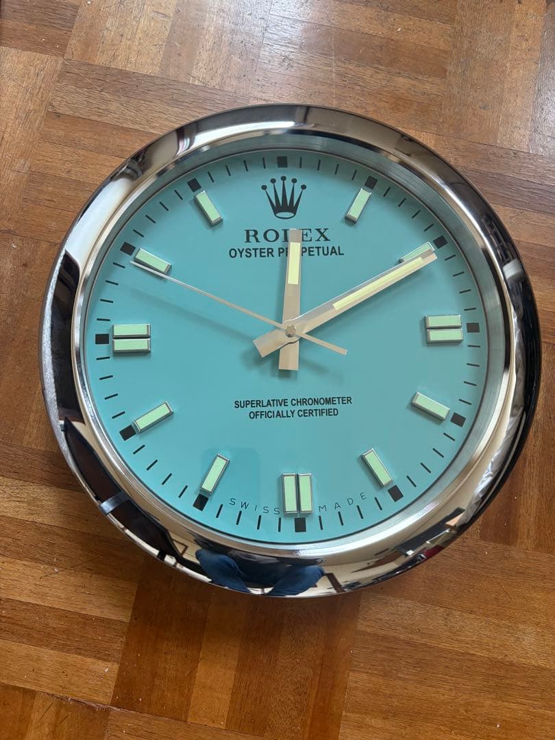 iso　　ティファニーブルー　非売品掛け時計新品未使用