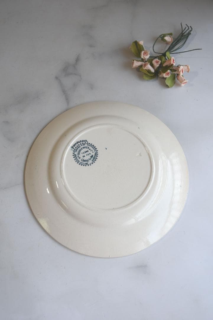 超美品ショワジー・ル・ロワ　ブルーのポンパドール（POMPADOUR ）