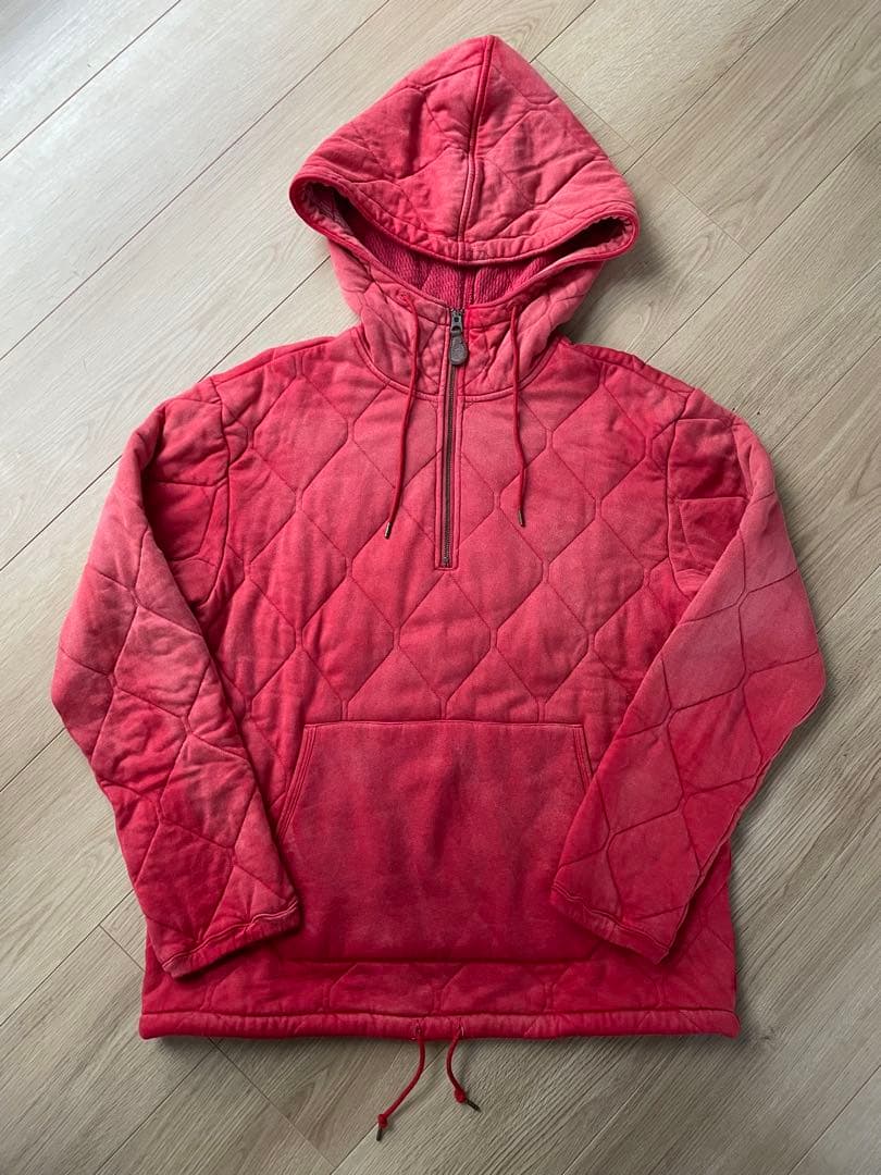 トップス RRL QUILTED COTTONJERSY PULLOVER HOODIE