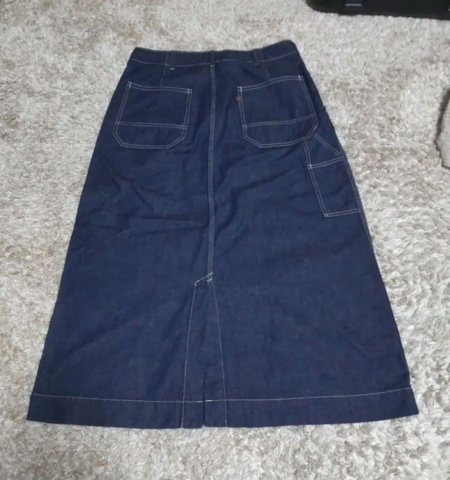 45R ワークインディゴペインタースカート
