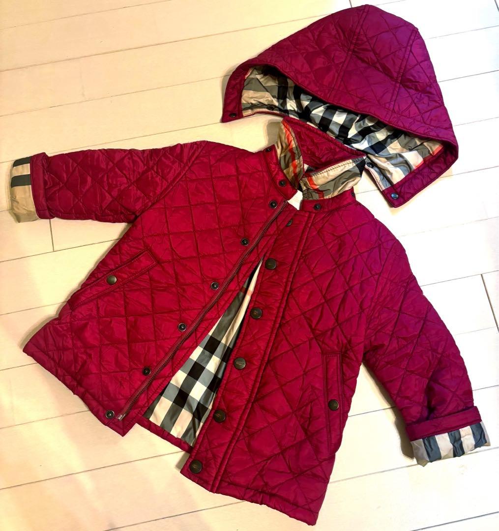 BURBERRY 中綿キルティングアウター 2Y/92cm