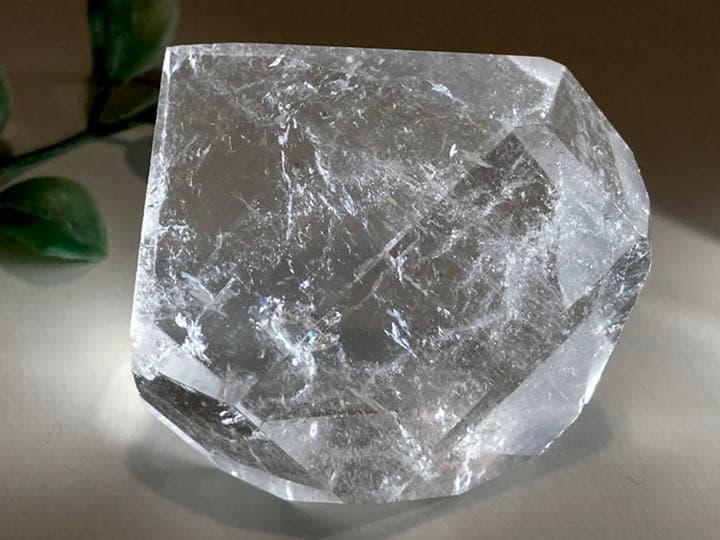 レインボー✨　エンジェルブレッシング　ダブルポイント 原石　ラフストーン