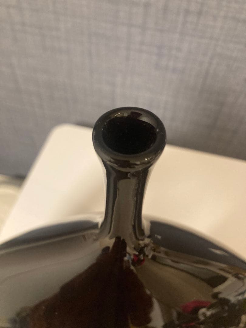【美品】THE CONRAN SHOPコンランショップ　オブジェ黒フラワーベース