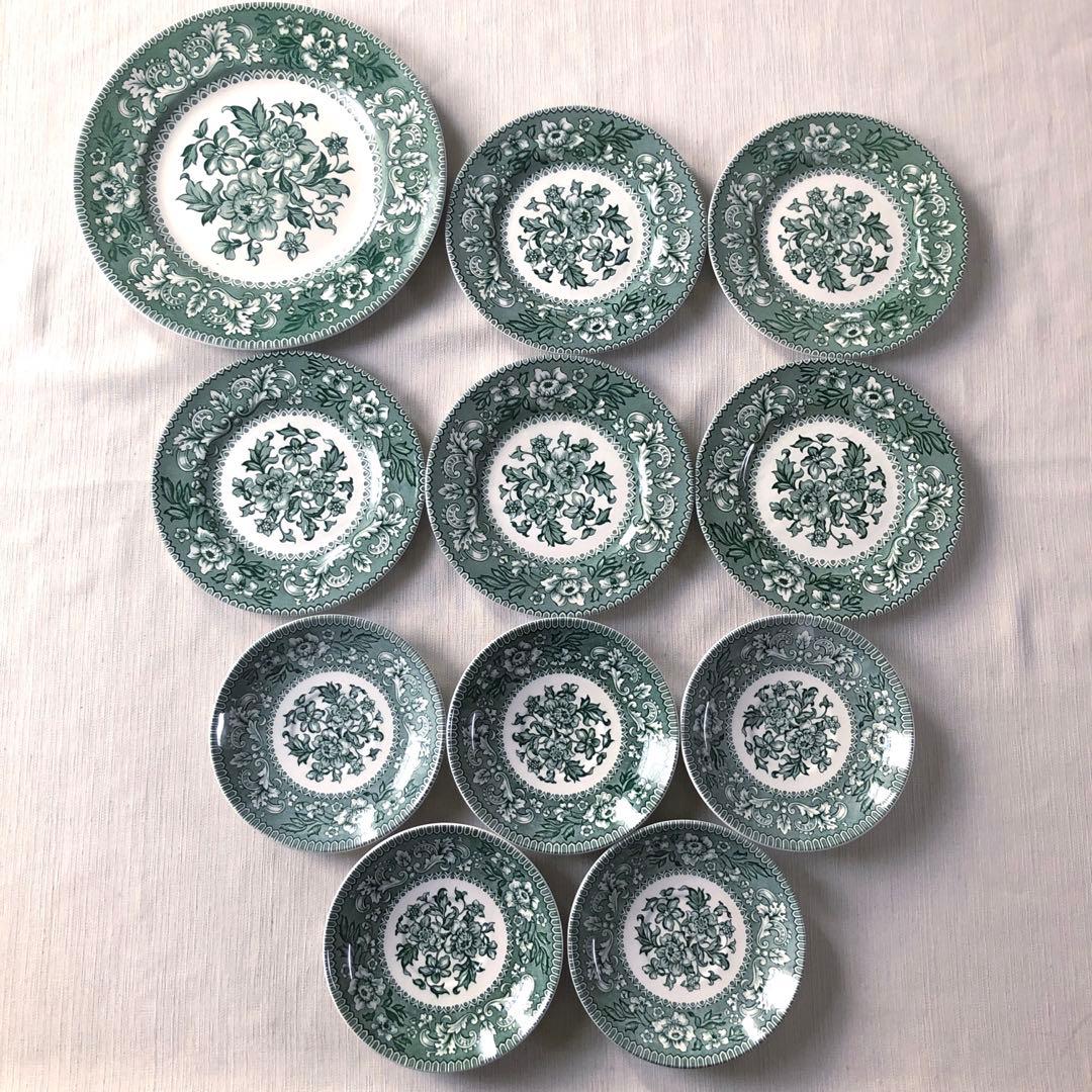 イギリス製　WESTMINSTER WOOD&SONS プレート 皿 11枚