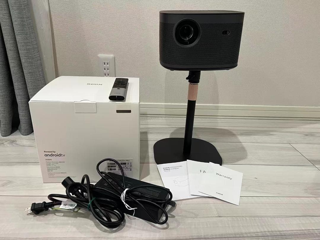 専用ページスタンド付XGIMI HORIZON PRO 4Kホームプロジェクター